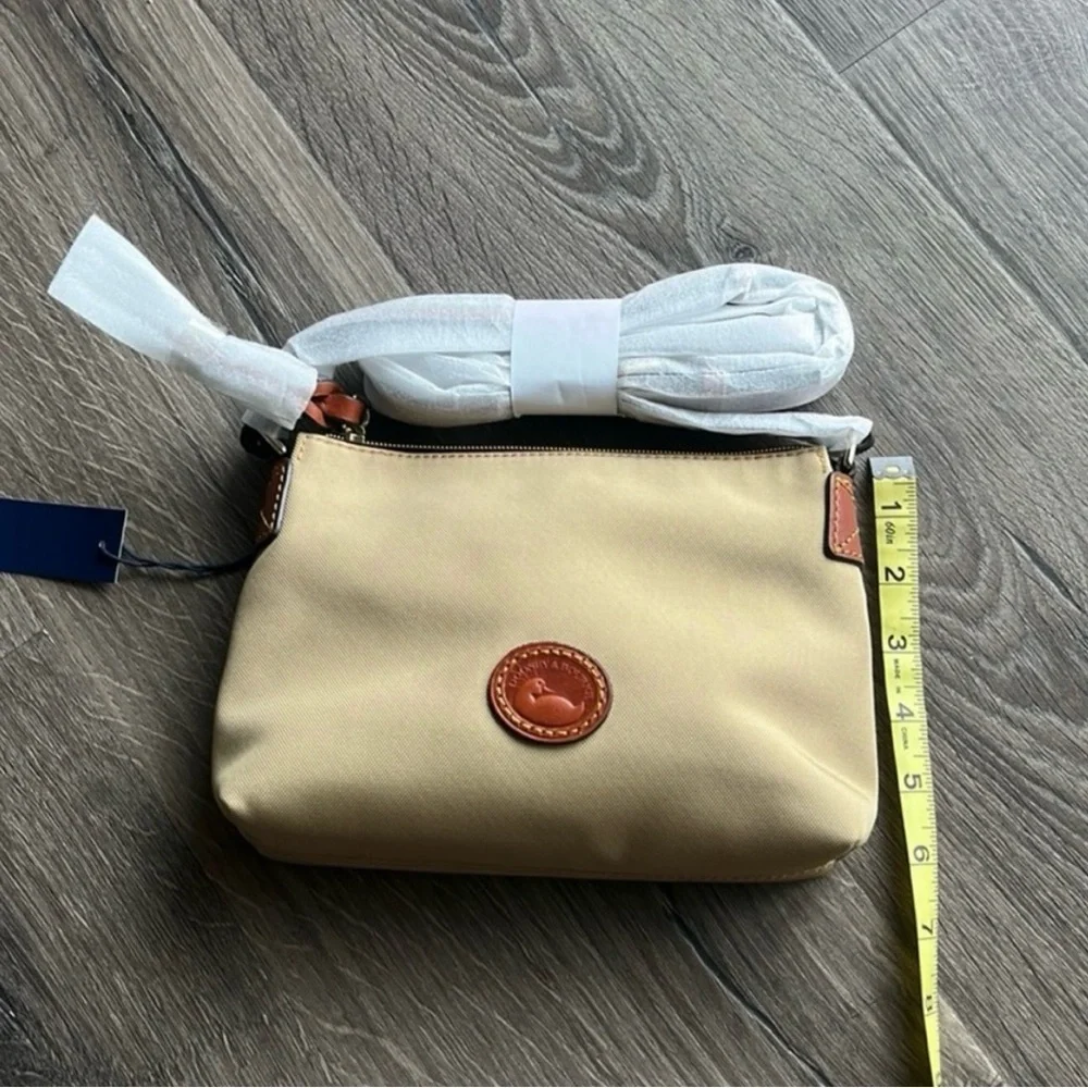 NWT Dooney & Bourke Khaki Crossbody Pouchette